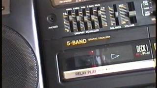 1990s Panasonic RX-CT810 Portable Stereo System