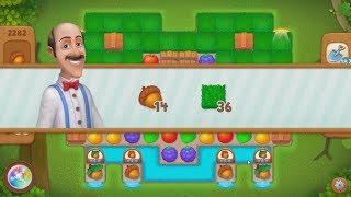 Gardenscapes.  2282 уровень.