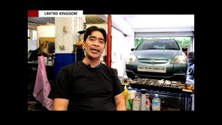 Filipino auto mechanic gains following in UK for good service at a lower rate