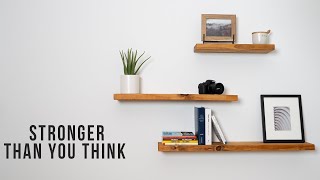 Easy DIY Floating shelves