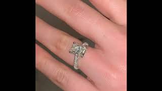 Grand Central Proposal: 3ct Radiant Cut Diamond Ring
