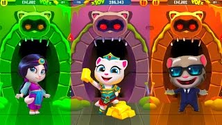 МОЙ ГОВОРЯЩИЙ ТОМ  БЕГ ЗА ЗОЛОТОМ 69 МУЛЬТИК ПРО КОТИКОВ  мультик игра УШАСТИК KIDS