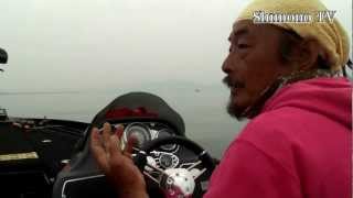 2012/05/25 雨中のガイドプラ Bass fishing in Lake Biwa Japan