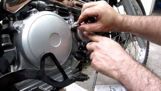 Troca de óleo em motores com filtro - Motocicletas