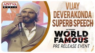 Vijay Deverakonda Superb Speech @ #WorldFamousLover Pre Release Event LIVE | Vijay Deverakonda