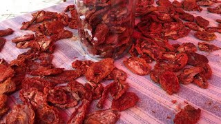 Kışlık Domates Kurutması(Tüm püf noktalarıyla birlikte)