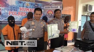 Kepolisian Resor Cilacap Meringkus Sindikat Praktik Pembuatan Ijazah Palsu- NET JATENG