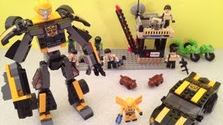 KRE-O STEALTH BUMBLEBEE - TRANSFORMERS BUILD SET TOY REVIEW