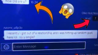 Do Not Respond To This Message On PS4. (PS4 Pedophiles) (Sex Bots)
