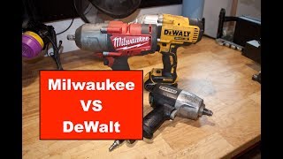 Milwaukee vs DeWalt 1/2" Impact Review