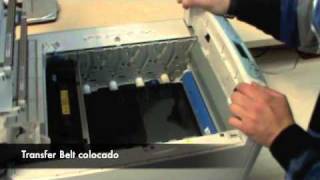 Cómo cambiar el Transfer Belt y el Fusor en una impresora láser OKI