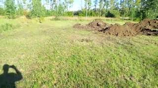 Создание пруда размером в 10 соток на дачном участке. Часть 1 (01.09.2016)