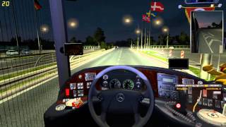 Euro truck simulator 2 METRO otobüs modu iskandinavya yolunda keyifli bir sürüş mod gerçekten de güz