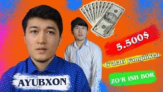ИШ БОР ОЙИГА 5500$ ДОЛЛАР! ТАКЛИФ КИЛАМИЗ!