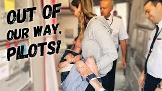 Tall Woman Carries Tiny, Tiny Fiancé Onto Plane