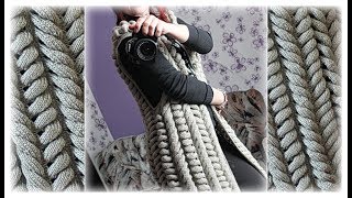 Жилет спицами из азиатских колосков / Удлинённый жилет  "Шиншилла" вязаный спицами.