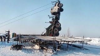 Самая Полная Подборка Аварий Севера. ЖЕСТЬ! Это Нужно Видеть! Водитель от Бога. 80 Уровень.