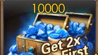 Invirtiendo otro 10k de diamante con la compra gratis legacy of discord