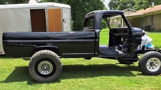 1971 FORD F250 4x4 Sport Custom Build Project