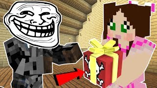 Minecraft: CHRISTMAS TROLLING JEN!!! (EXPLOSIVE PRESENTS, FALLING ICICLES!, & MORE!) Custom Command