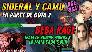 KGE RISA!! BEBA RAGE POR TEAM ENEMIGO QUE LE SNIPEA EL STREAM.. Y LE TOCA UN VOID HC 2K -  DOTA 2