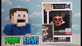FNAF Lolbit Exclusive Funko Pop Figure NYCC 2017 Five Nights at Freddy's Unboxing Comic Con World