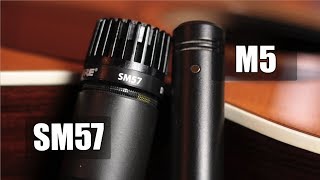 Shure SM57 vs Rode M5 (acoustic guitar) (pt.1)