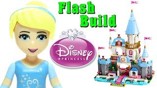 Animated LEGO Cinderella's Romantic Castle 41055 Disney Princess Flash Speed Build - BrickQueen