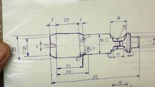 Чертеж ДТК для карабина СКС по типу АК-74