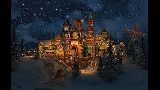Новогодние футажи, заставки: ЗАМОК САНТА КЛАУСА. New year and Christmas. Santa Claus.