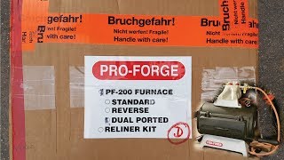 Pro forge PF 200 :  unboxing, repair and assembly