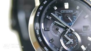 Citizen Eco-Drive World Time A-T Black Mens Watch AT9071-07E - Overview