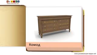 Презентація для дітей від 1 року "Меблі"