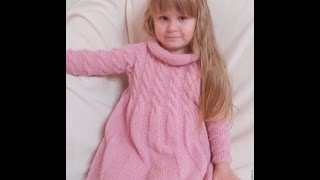 Вязание Платьев для Девочек Спицами - модели 2019 / Knitting Dresses for Girls with Knitting Needles