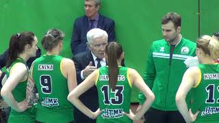 1/4 финала Кубка ЕКВ, ВК  "Уралочка" - ВК "Минчанка".  VC "Uralochka-NTMK" - VC "Minchanka".