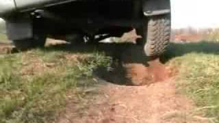 УАЗ Патриот. Диагональное вывешивание