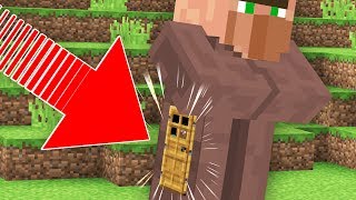 HOW TO LIVE INSIDE A VILLAGER IN MINECRAFT!
