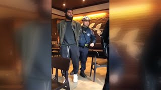 Social media video shows arrests of black men at Philadelphia Starbucks