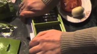 Nicer Dicer Plus   нарезаем картошку и помидоры