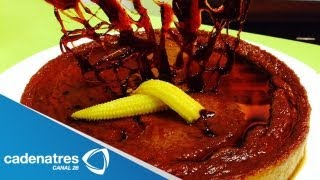 Receta de Flan de Elote y Queso / ¿Cómo hacer Flan de Elote y Queso / Receta de flan