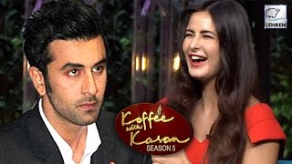 Katrina Kaif REACTS On Ex Boyfriend Ranbir Kapoor! | Koffee With Karan Season 5 | LehrenTV