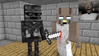 Monster School : GRANNY HORROR GAME CHALLENGE 2 - Minecraft Animation