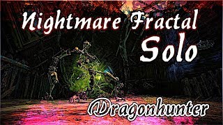 GW2 - Nightmare Fractal Solo Dragonhunter | Scale 24 | JessTheStardustCharr