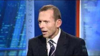 Abbott quizzed on broadband and economy