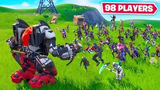 98 PICKAXES vs. 1 MECH - Who Wins?