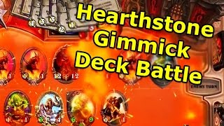 Hearthstone Gimmick Deck Battles with Rob/Rurikar/OldManWillakers | WoWcrendor