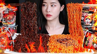 세상에서 가장 매운 컵라면 고스트페퍼&불닭볶음면 먹방?GHOST PEPPER NOODLES CHALLENGE! THE SPICIEST CUP NOODLES IN THE WORLD