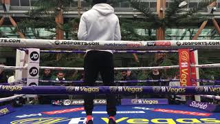 Claudio Marrero SHOWS OFF SKILLS with ball on string | PUBLIC WORKOUT | Kid Galahad | #BrookDeLuca