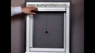 Cửa lưới chống muỗi Tự Cuốn Quang Minh