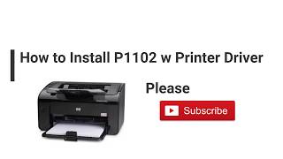 ||HINDI|| How to install hp laserjet P1102 W on windows 7